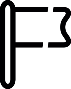 Pole Flag Sketch Style Svg Vector, Free Vectors File